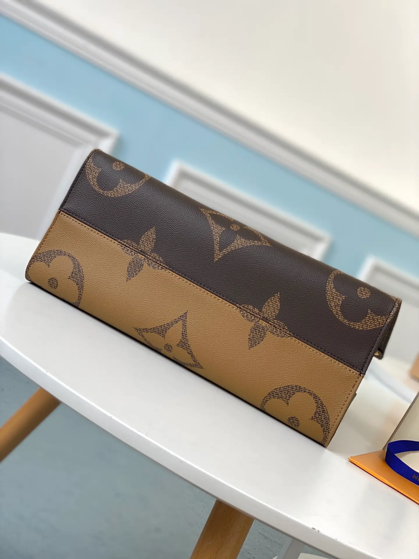 LOUIS VUITTON ONTHEGO MM BAG MONOGRAM REVERSE COATED CANVAS M45321_5 LOUIS VUITTON ONTHEGO MM BAG MONOGRAM REVERSE COATED CANVAS M45321 5