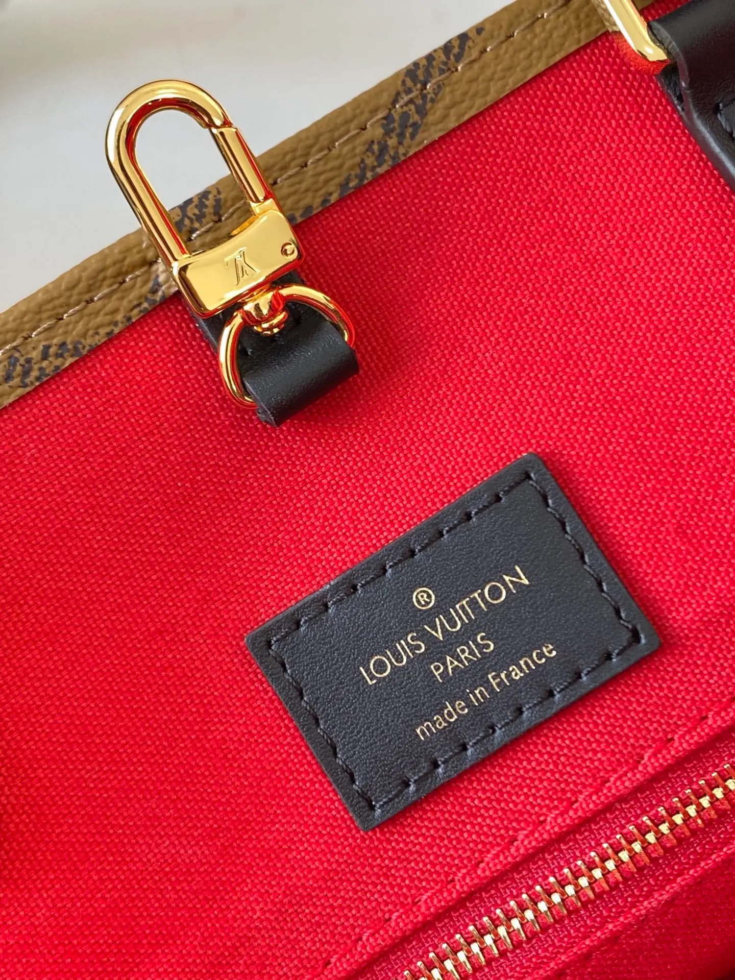 LOUIS VUITTON ONTHEGO MM BAG MONOGRAM REVERSE COATED CANVAS M45321_9 LOUIS VUITTON ONTHEGO MM BAG MONOGRAM REVERSE COATED CANVAS M45321 9