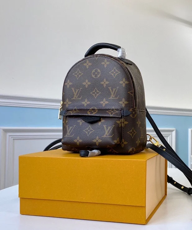 LOUIS VUITTON PALM SPRINGS MINI BACKPACK MONOGRAM COATED CANVAS M44873_1 LOUIS VUITTON PALM SPRINGS MINI BACKPACK MONOGRAM COATED CANVAS M44873 1