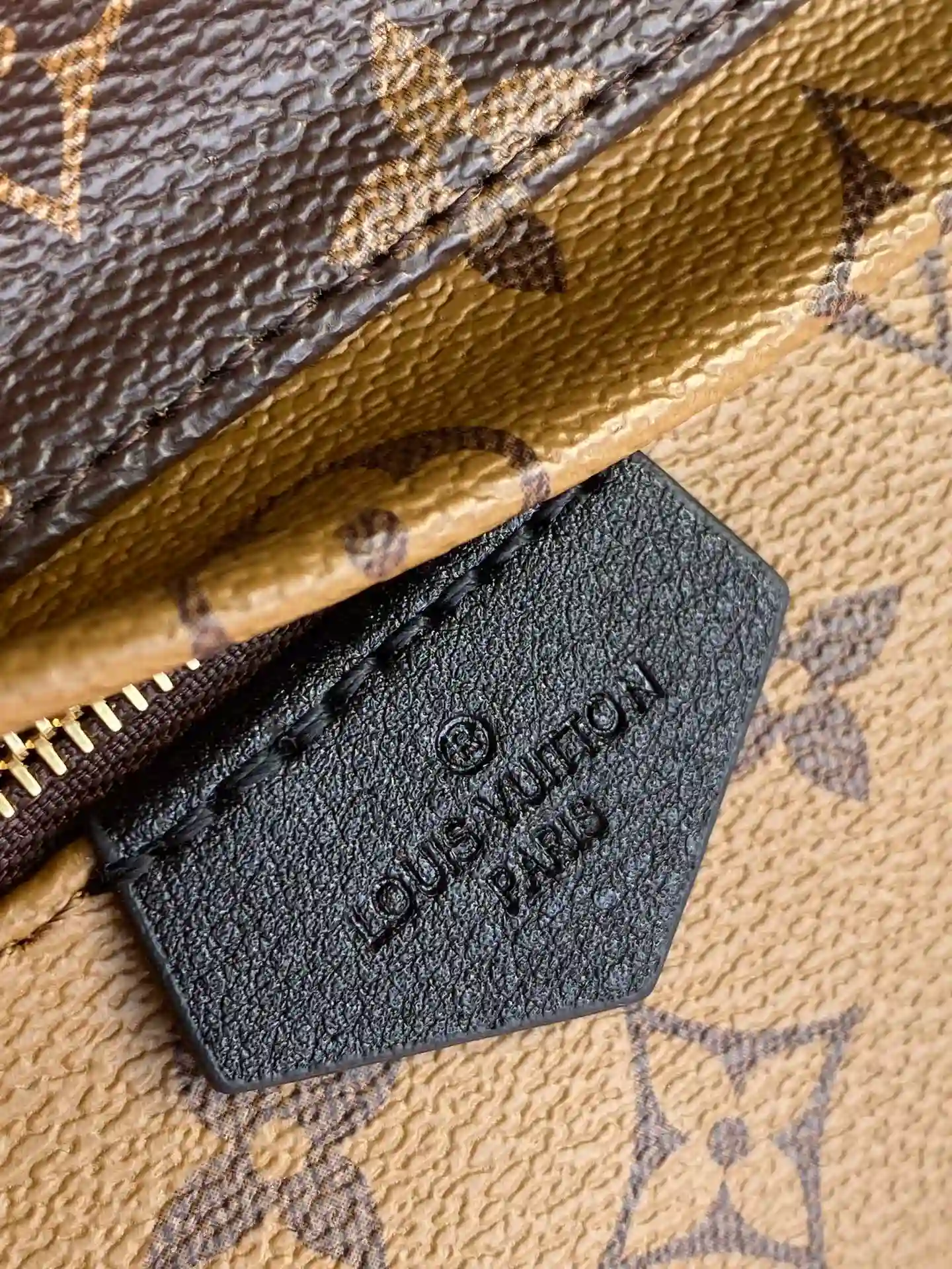 LOUIS VUITTON PALM SPRINGS PM BACKPACK MONOGRAM REVERSE COATED CANVAS M44870_7 LOUIS VUITTON PALM SPRINGS PM BACKPACK MONOGRAM REVERSE COATED CANVAS M44870 7