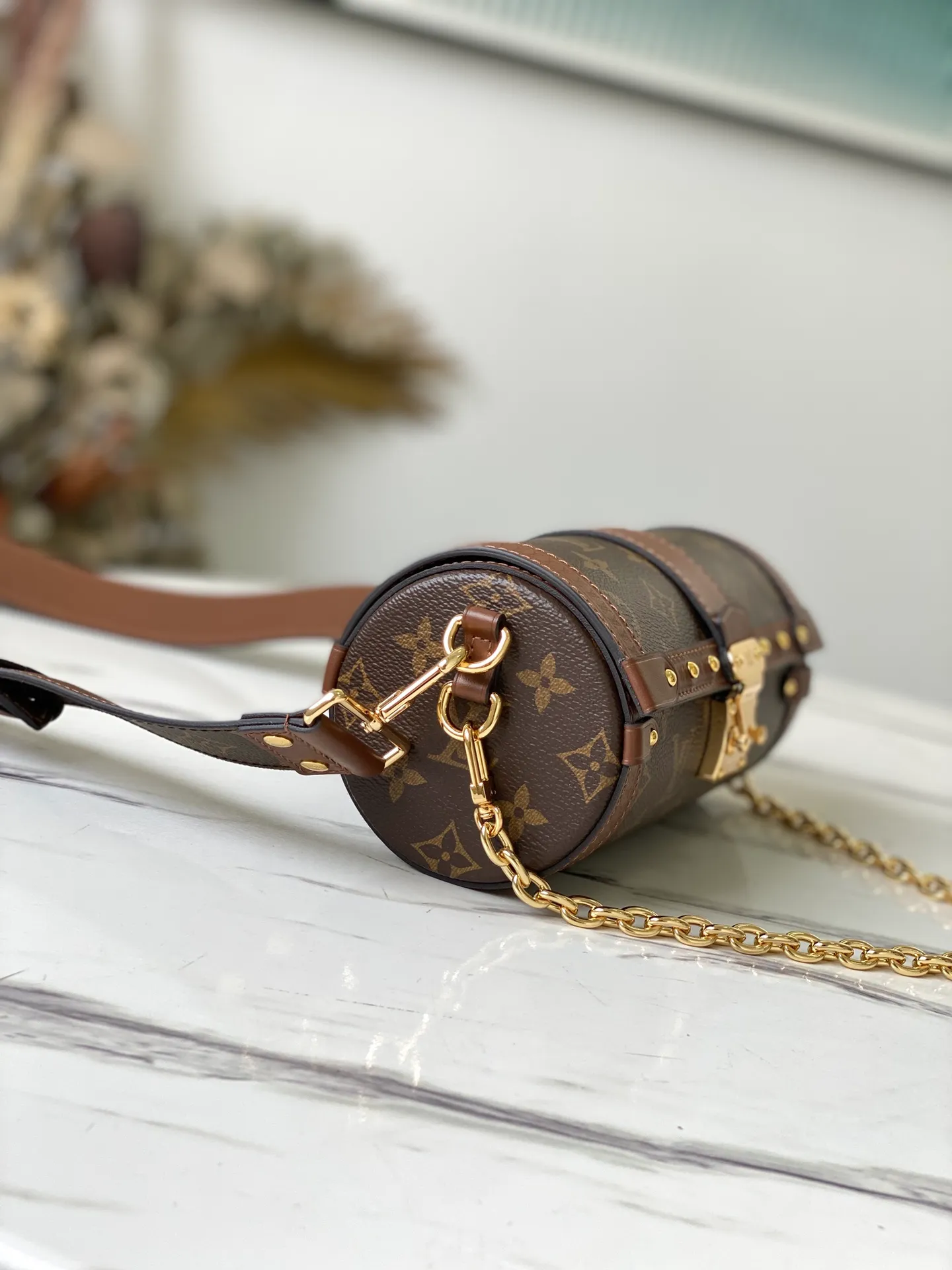 LOUIS VUITTON PAPILLON TRUNK HANDBAG MONOGRAM COATED CANVAS M57835_3 LOUIS VUITTON PAPILLON TRUNK HANDBAG MONOGRAM COATED CANVAS M57835 3