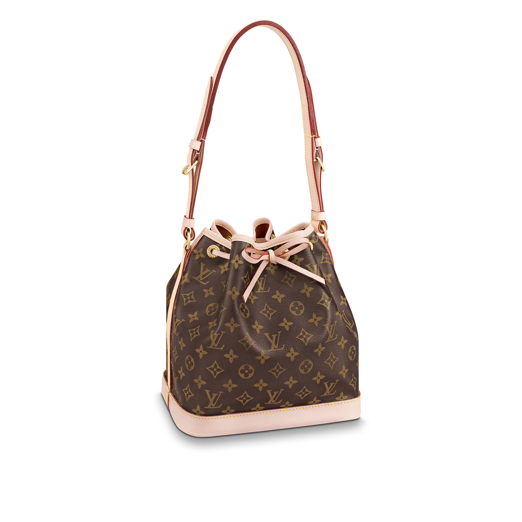 LOUIS VUITTON PETIT NOÉ BUCKET BAG MONOGRAM COATED CANVAS M40818 LOUIS VUITTON PETIT NOE BUCKET BAG MONOGRAM COATED CANVAS M40818