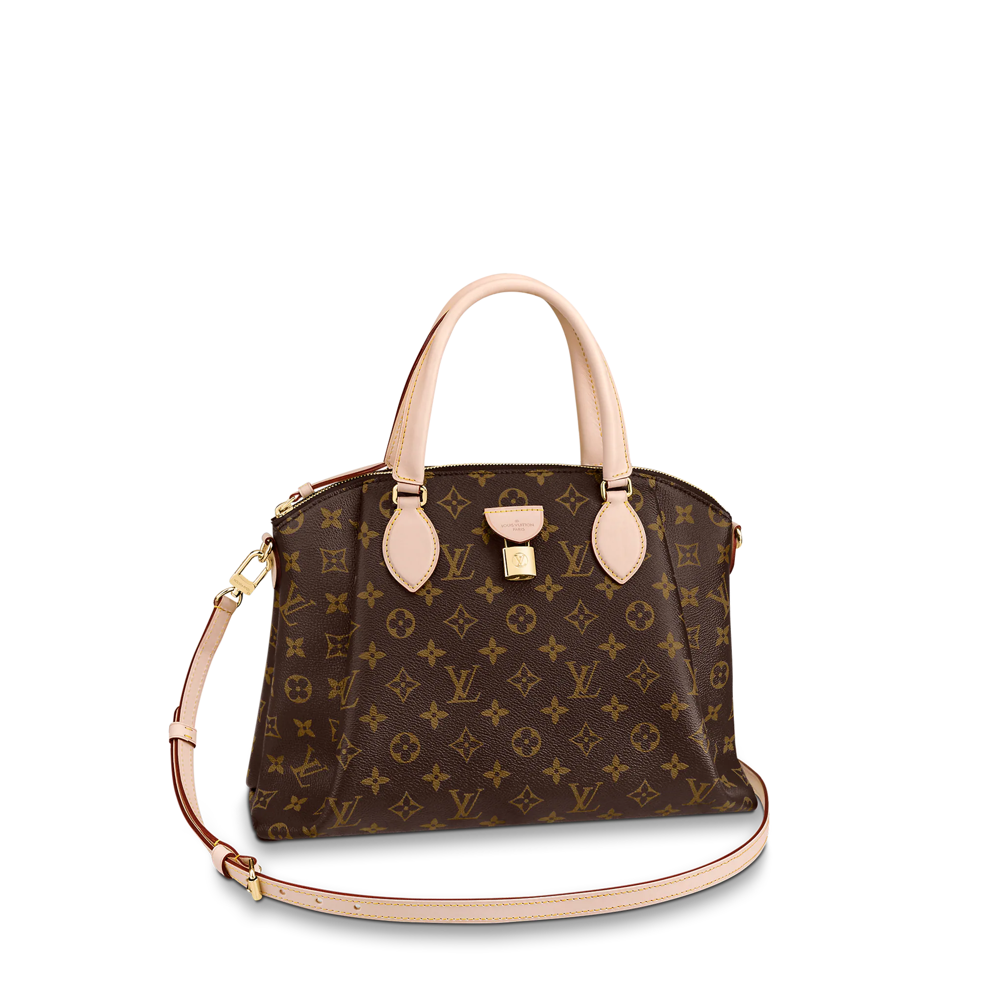 LOUIS VUITTON RIVOLI MM HANDBAG MONOGRAM COATED CANVAS M44546 LOUIS VUITTON RIVOLI MM HANDBAG MONOGRAM COATED CANVAS M44546