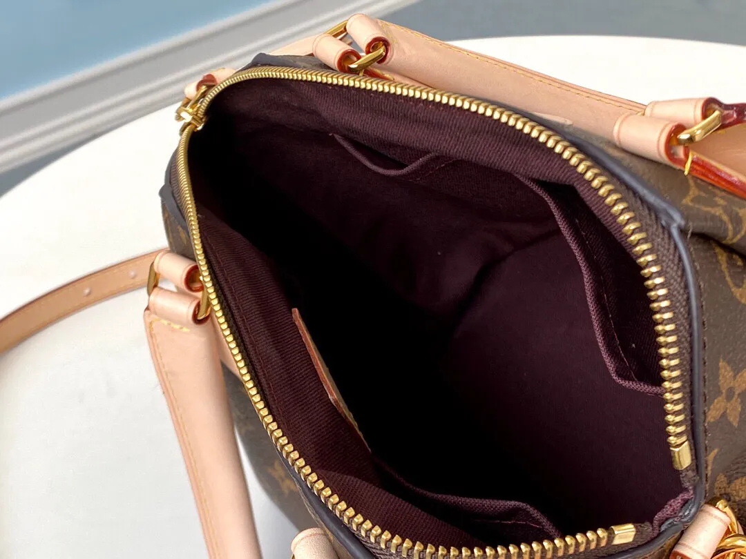 LOUIS VUITTON RIVOLI MM HANDBAG MONOGRAM COATED CANVAS M44546_5 LOUIS VUITTON RIVOLI MM HANDBAG MONOGRAM COATED CANVAS M44546 5