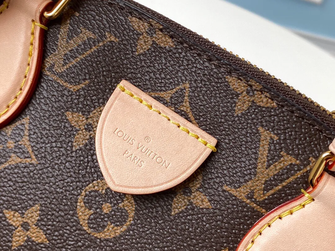 LOUIS VUITTON RIVOLI MM HANDBAG MONOGRAM COATED CANVAS M44546_6 LOUIS VUITTON RIVOLI MM HANDBAG MONOGRAM COATED CANVAS M44546 6