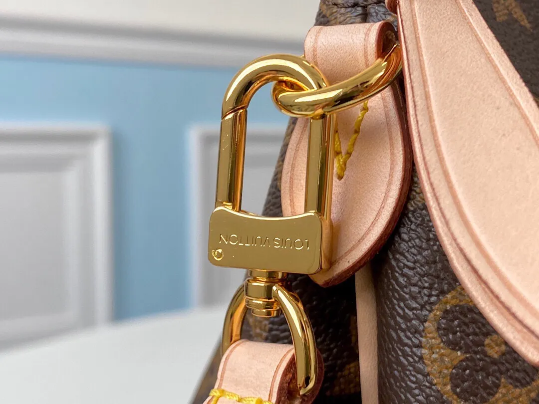 LOUIS VUITTON RIVOLI MM HANDBAG MONOGRAM COATED CANVAS M44546_8 LOUIS VUITTON RIVOLI MM HANDBAG MONOGRAM COATED CANVAS M44546 8