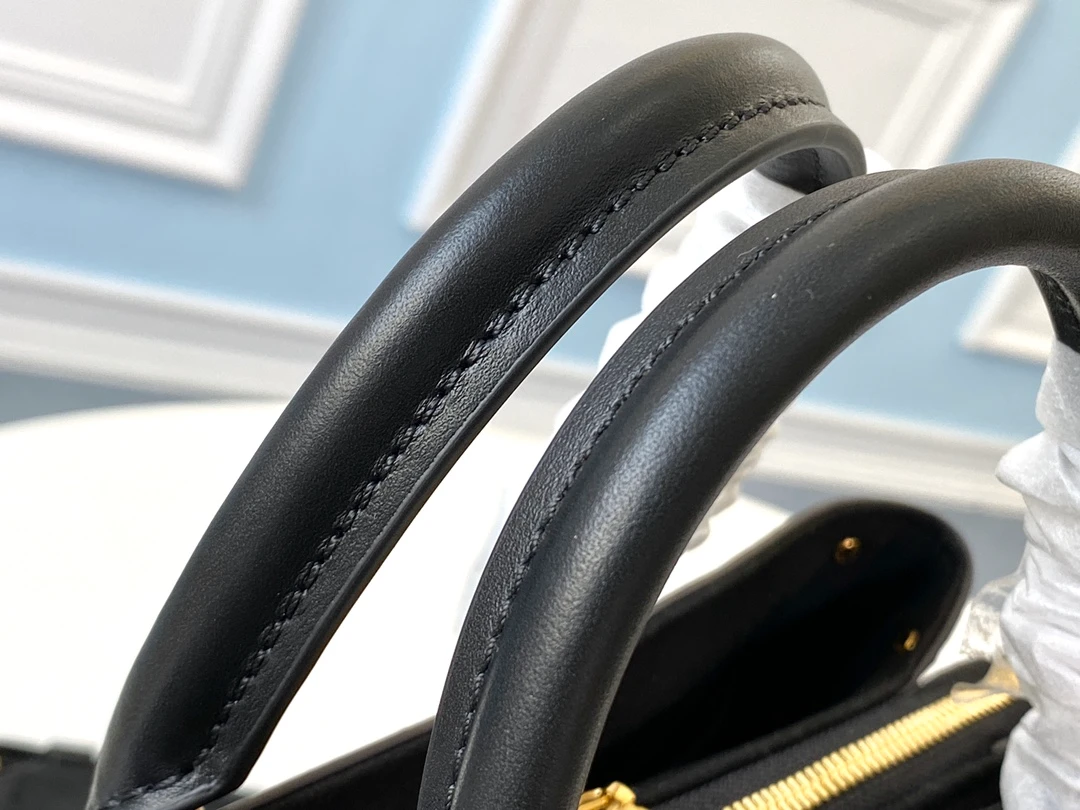 LOUIS VUITTON SOUFFLOT BB HANDBAG MONOGRAM COATED CANVAS BLACK M44898_6 LOUIS VUITTON SOUFFLOT BB HANDBAG MONOGRAM COATED CANVAS BLACK M44898 6