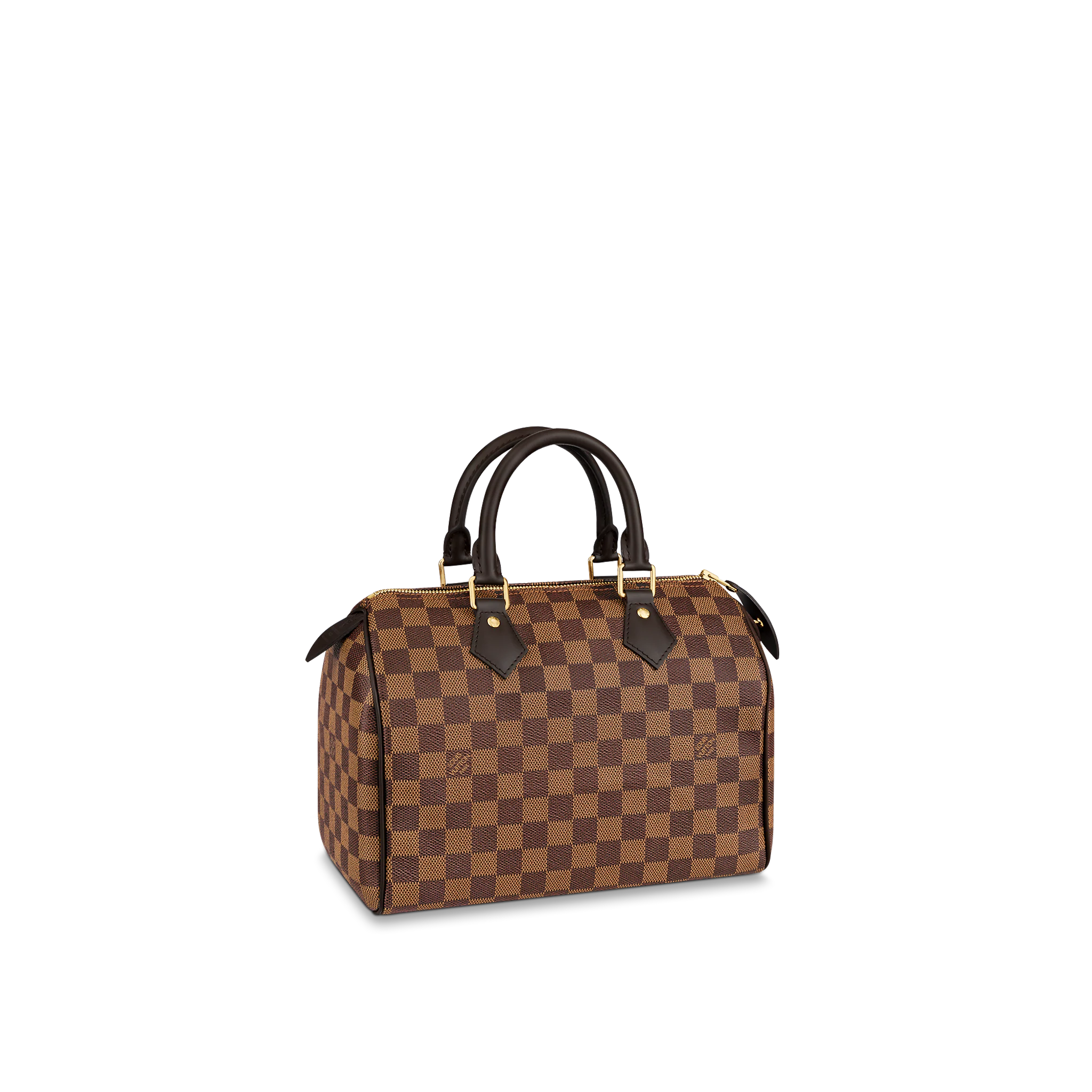 LOUIS VUITTON SPEEDY 25 HANDBAG DAMIER EBENE COATED CANVAS N41365 LOUIS VUITTON SPEEDY 25 HANDBAG DAMIER EBENE COATED CANVAS N41365