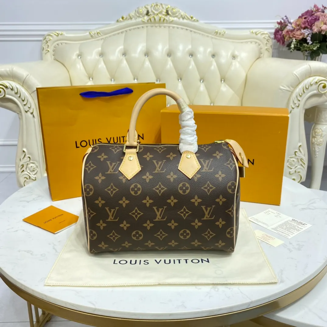 LOUIS VUITTON SPEEDY 30 MONOGRAM COATED CANVAS M41108_01 LOUIS VUITTON SPEEDY 30 MONOGRAM COATED CANVAS M41108 01