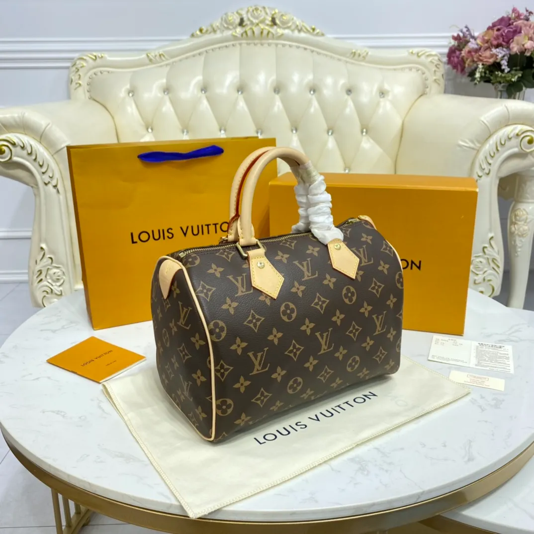 LOUIS VUITTON SPEEDY 30 MONOGRAM COATED CANVAS M41108_02 LOUIS VUITTON SPEEDY 30 MONOGRAM COATED CANVAS M41108 02