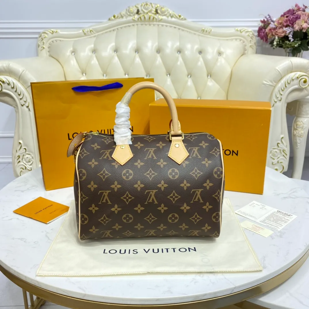 LOUIS VUITTON SPEEDY 30 MONOGRAM COATED CANVAS M41108_03 LOUIS VUITTON SPEEDY 30 MONOGRAM COATED CANVAS M41108 03
