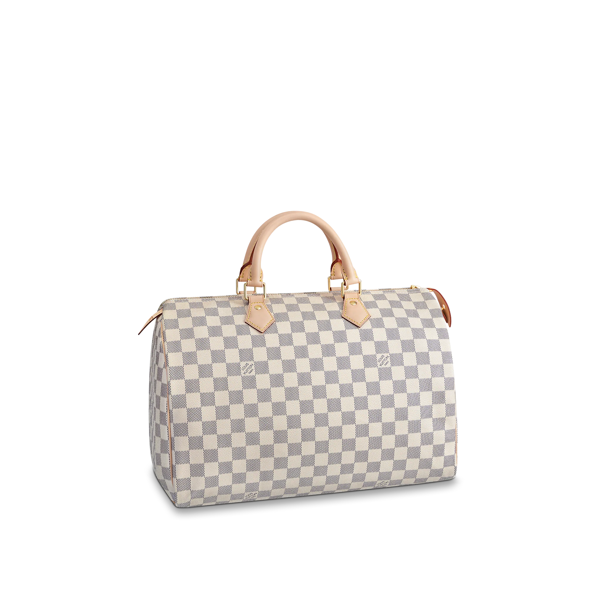 LOUIS VUITTON SPEEDY 35 HANDBAG DAMIER AZUR COATED CANVAS N41369 LOUIS VUITTON SPEEDY 35 HANDBAG DAMIER AZUR COATED CANVAS N41369