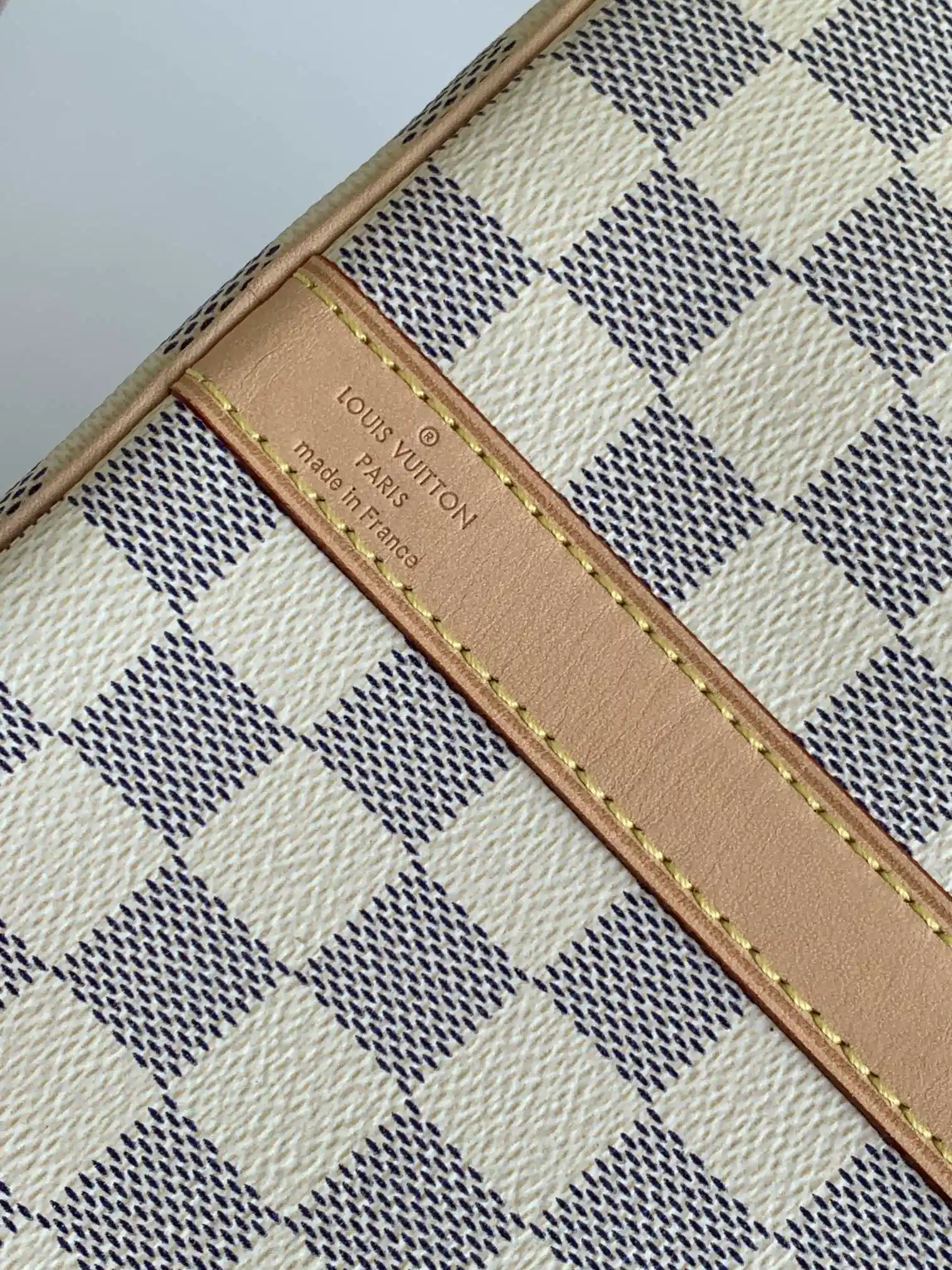 LOUIS VUITTON SPEEDY 35 HANDBAG DAMIER AZUR COATED CANVAS N41369_7 LOUIS VUITTON SPEEDY 35 HANDBAG DAMIER AZUR COATED CANVAS N41369 7