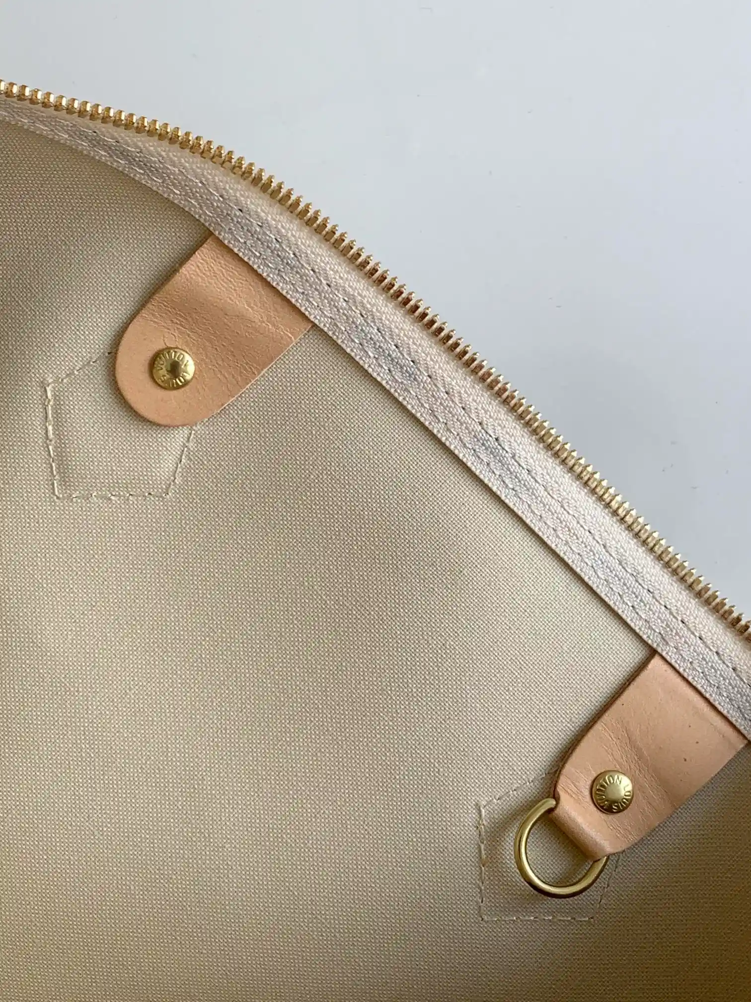 LOUIS VUITTON SPEEDY 35 HANDBAG DAMIER AZUR COATED CANVAS N41369_9 LOUIS VUITTON SPEEDY 35 HANDBAG DAMIER AZUR COATED CANVAS N41369 9