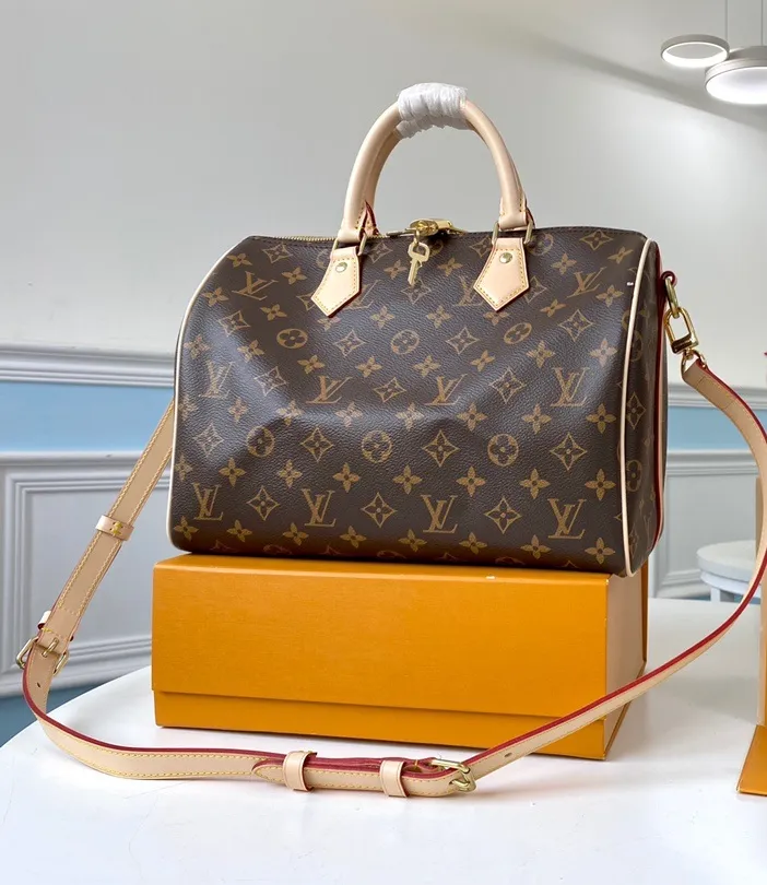 LOUIS VUITTON SPEEDY 40 BAG MONOGRAM COATED CANVAS M41106_1 LOUIS VUITTON SPEEDY 40 BAG MONOGRAM COATED CANVAS M41106 1
