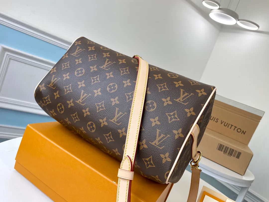 LOUIS VUITTON SPEEDY 40 BAG MONOGRAM COATED CANVAS M41106_4 LOUIS VUITTON SPEEDY 40 BAG MONOGRAM COATED CANVAS M41106 4