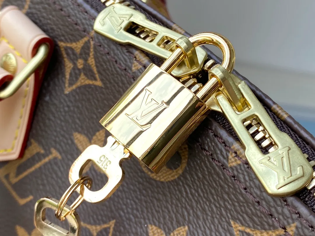 LOUIS VUITTON SPEEDY 40 BAG MONOGRAM COATED CANVAS M41106_6 LOUIS VUITTON SPEEDY 40 BAG MONOGRAM COATED CANVAS M41106 6