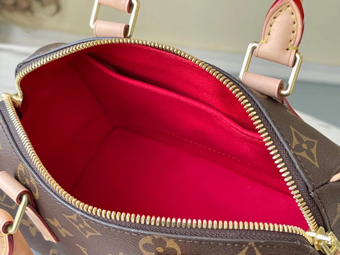 LOUIS VUITTON SPEEDY BANDOULIÈRE 20 HANDBAG MONOGRAM COATED CANVAS BLACK M45957_5 LOUIS VUITTON SPEEDY BANDOULIERE 20 HANDBAG MONOGRAM COATED CANVAS BLACK M45957 5