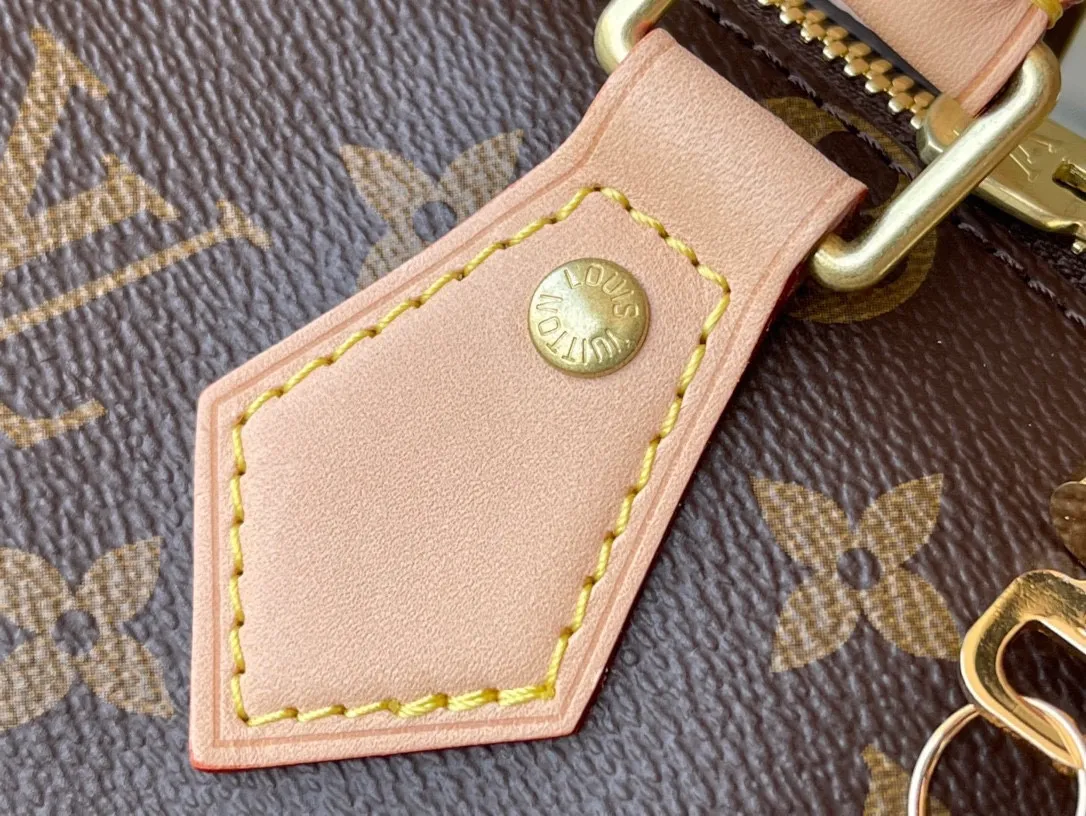 LOUIS VUITTON SPEEDY BANDOULIÈRE 20 HANDBAG MONOGRAM COATED CANVAS BLACK M45957_6 LOUIS VUITTON SPEEDY BANDOULIERE 20 HANDBAG MONOGRAM COATED CANVAS BLACK M45957 6