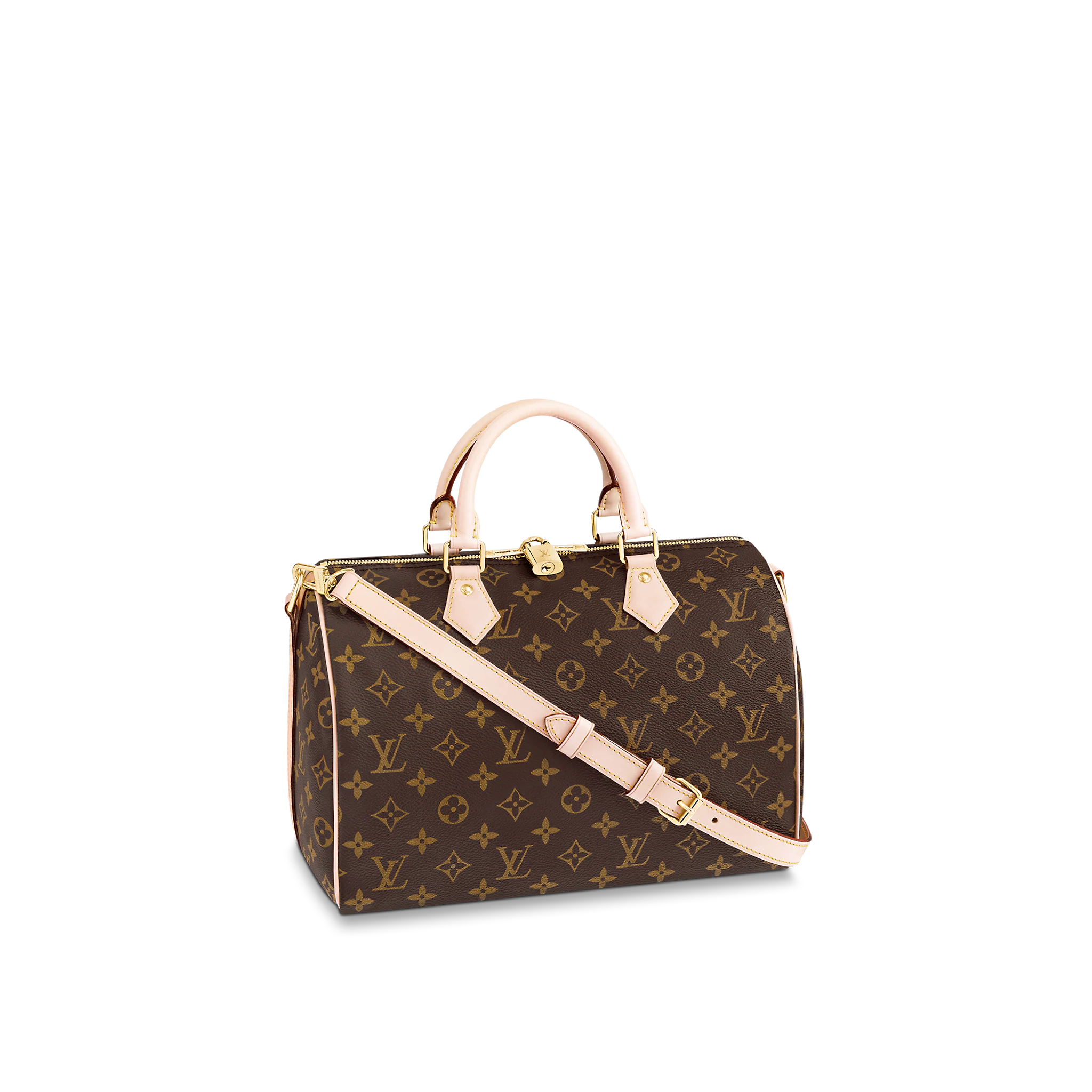 LOUIS VUITTON SPEEDY BANDOULIERE 30 HANDBAG MONOGRAM COATED CANVAS M41112 LOUIS VUITTON SPEEDY BANDOULIERE 30 HANDBAG MONOGRAM COATED CANVAS M41112