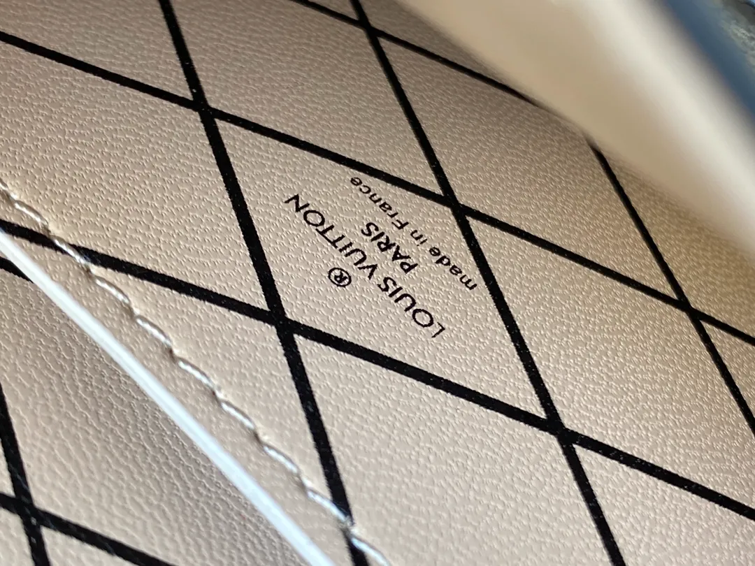 LOUIS VUITTON VERTICAL TRUNK POCHETTE BAG MONOGRAM COATED CANVAS BLACK M63913_9 LOUIS VUITTON VERTICAL TRUNK POCHETTE BAG MONOGRAM COATED CANVAS BLACK M63913 9